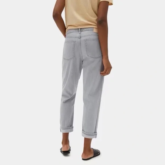 Everlane The Summer Jean Super-Soft Relaxed Ash Grey Size 24 - Picture 3 of 7